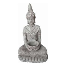 Kwan Yin Seated with Basket Ornamental Sculpture